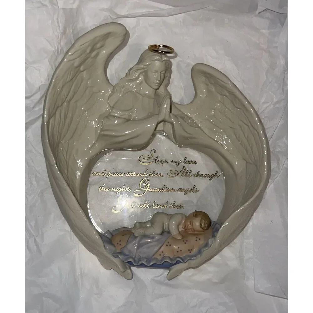 Vintage Bradford Exchange Heaven Blessed Plate All Through The Night